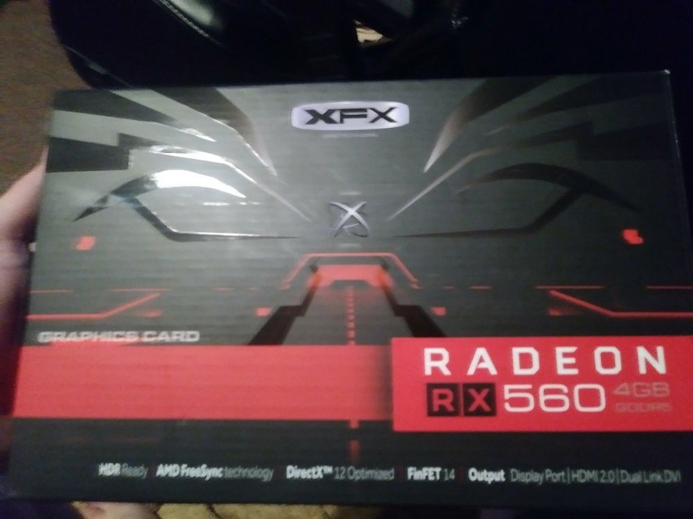 Radeon RX560 video card