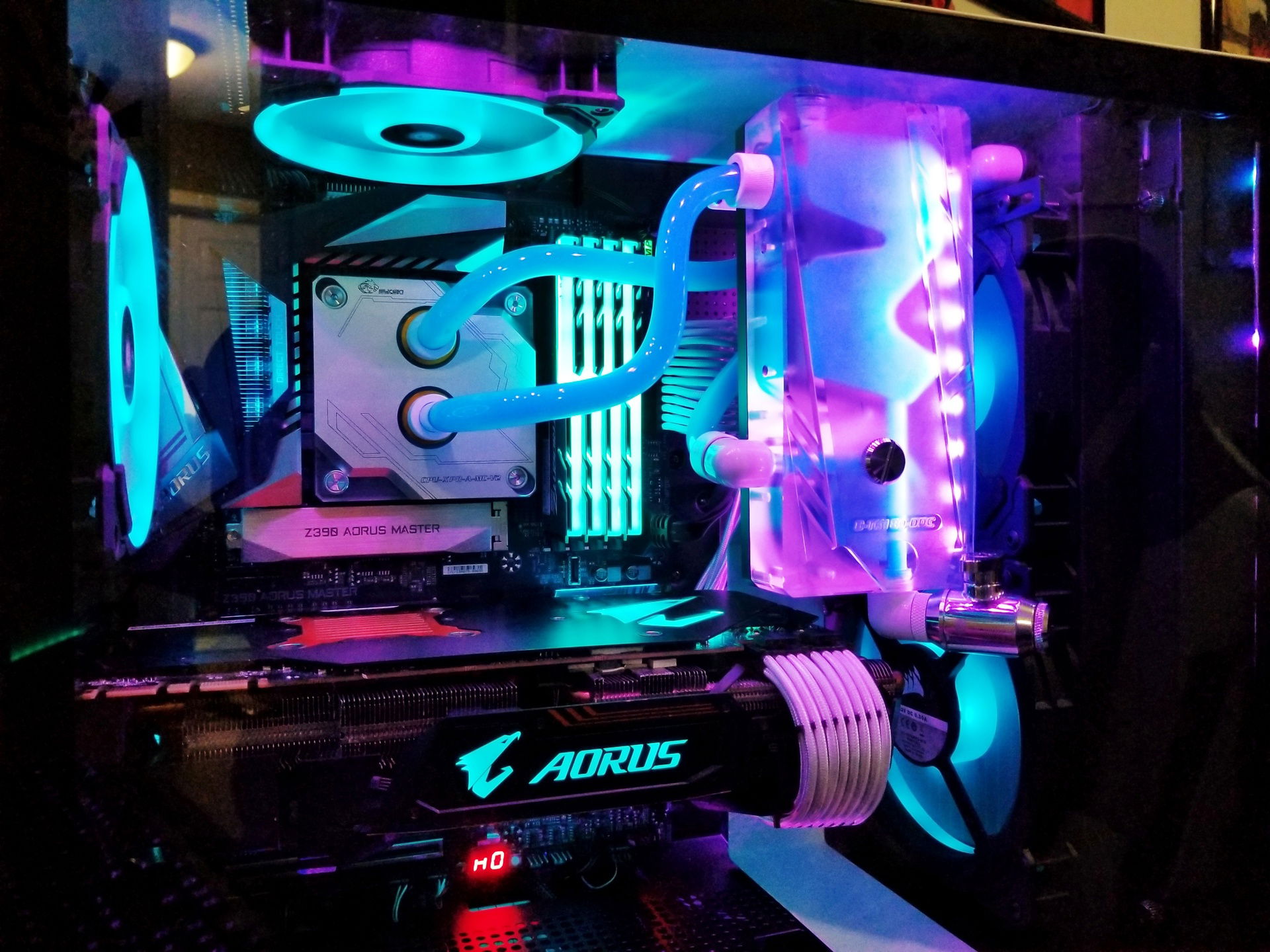 Custom Loop in an NZXT H500i » builds.gg