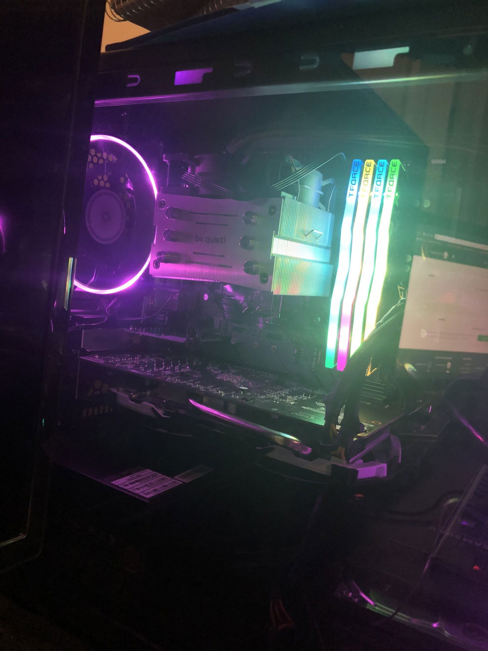 View from the side panel