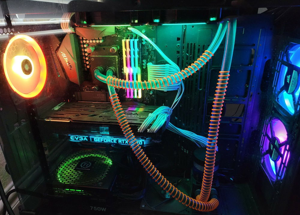 Upgraded the motherboard from the ROG Strix X470-F to the Aorus X570 Elite Wifi, added G.Skill Trident Z RGB 32 GB 3600 and also got rid of SLi now just have 1 2070 Super