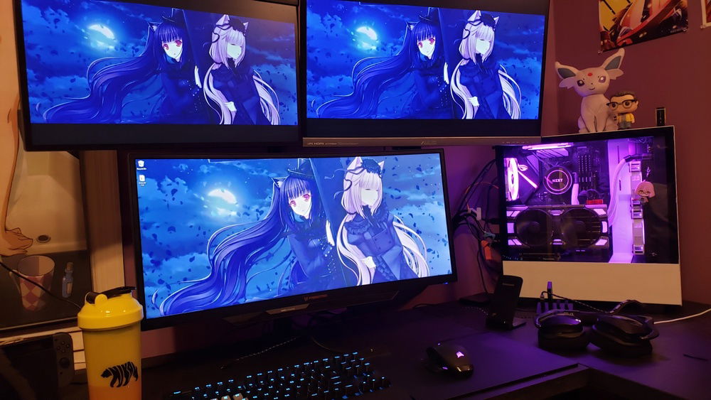 Full work station shot