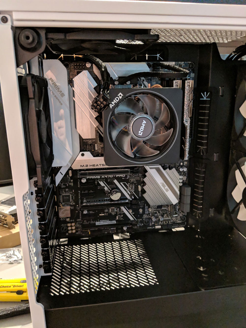 That motherboard makes this case look small