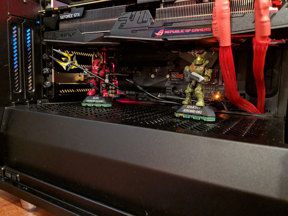 My gaming buddies there to remind me of my humble console beginnings.