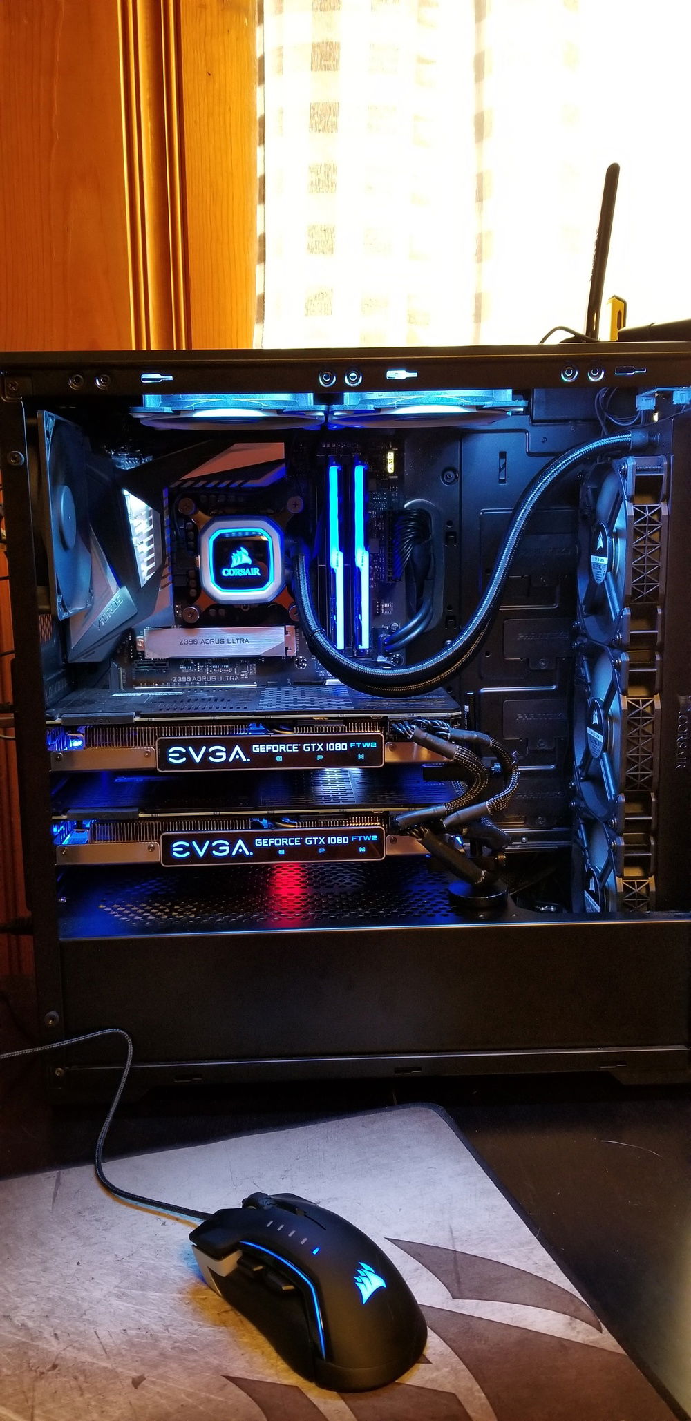 Picture of my build with the side glass removed.