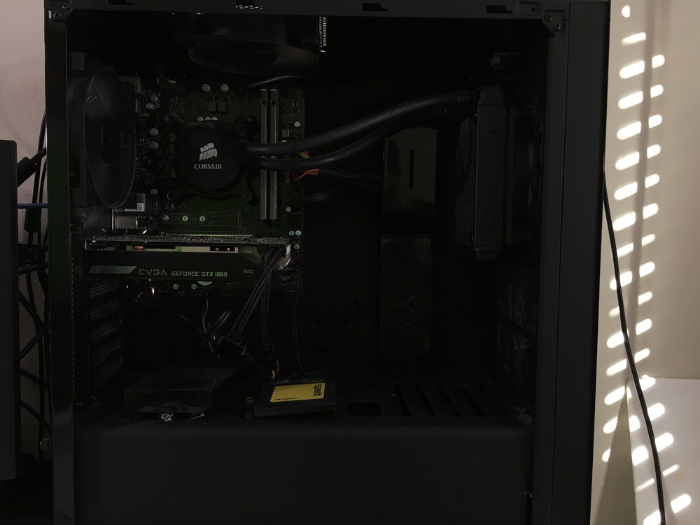 This is the build without the glass panel