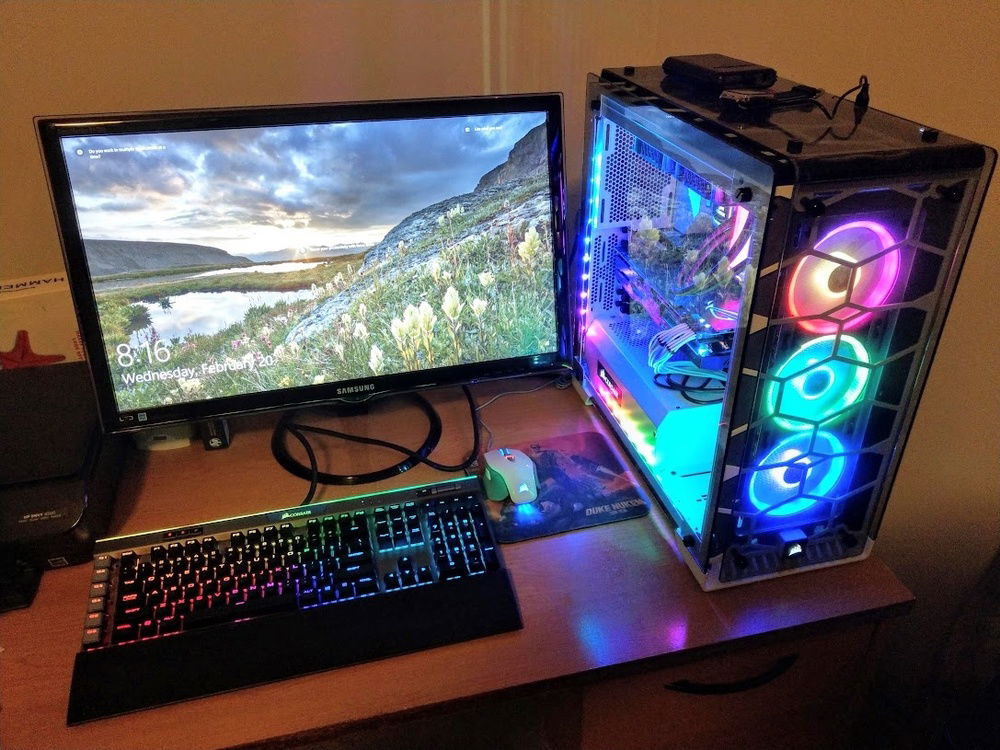 My new RGB gaming system.