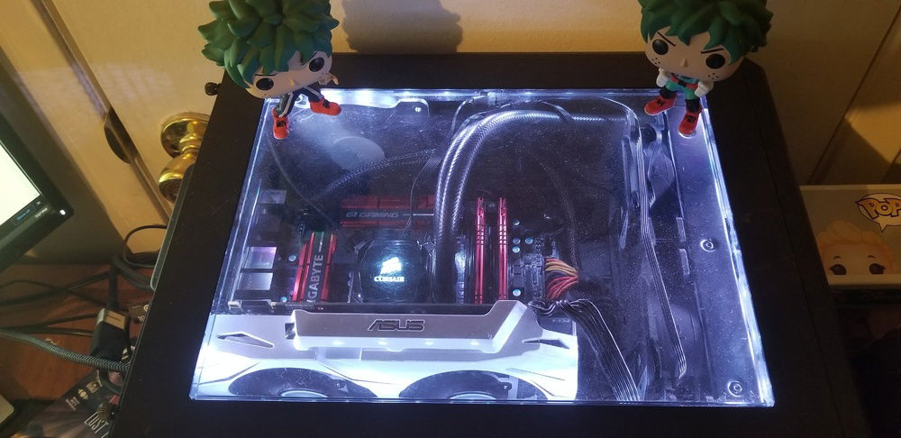 Showing off my expensive "pop shelf"