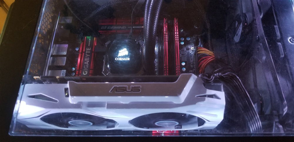 Window is a little scuffed but white is prominently on display.