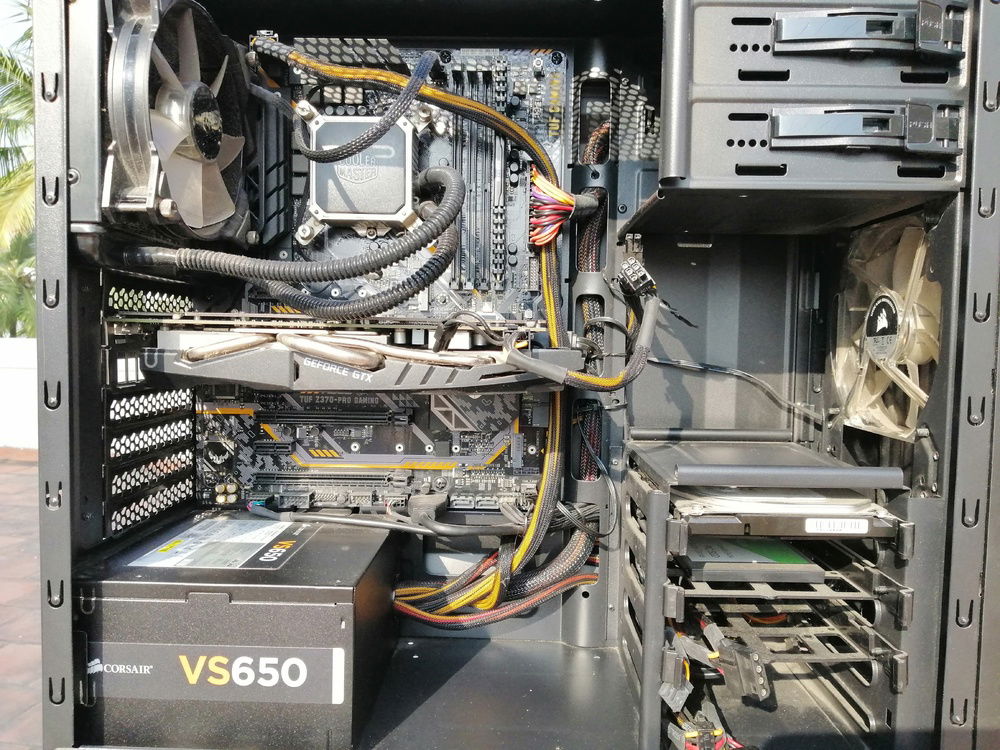 Insides of my Build it was dusty in one month. .-. i had to to clean outside