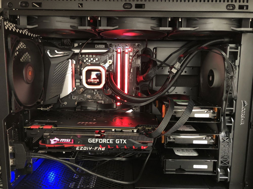 Cable Management needs work.  Some RGB Running