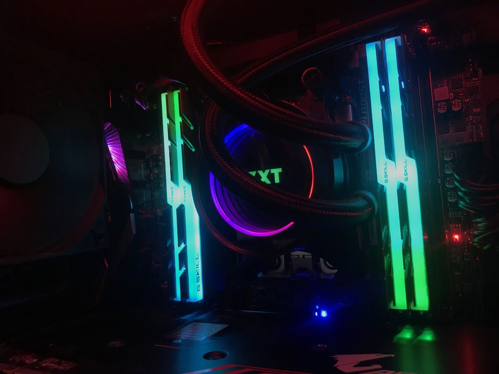 Here we see the RAM, and the AIO