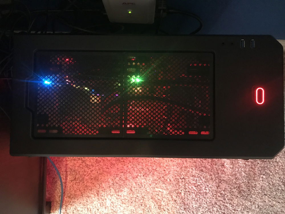 This is the top view.