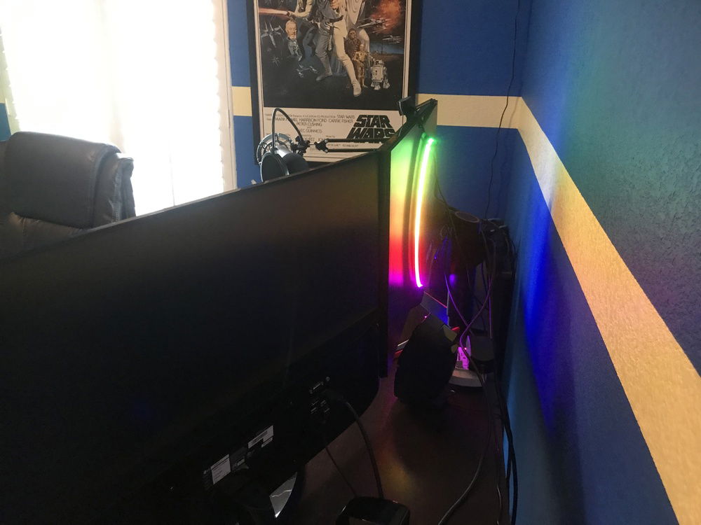 Oh yeah, the monitor has RGB!