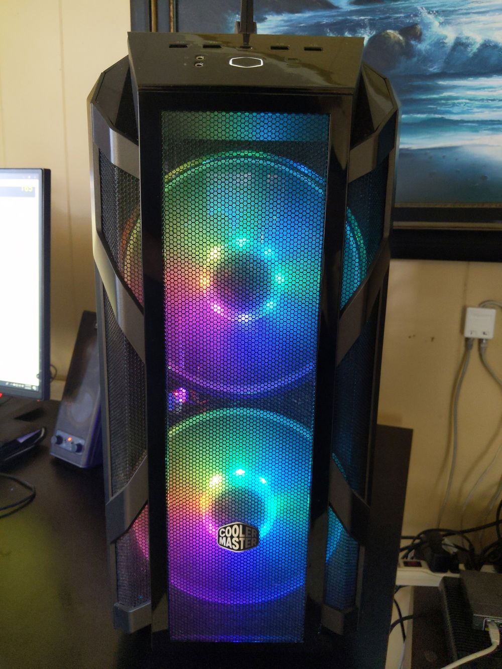 Front dual 200mm ARGB fans