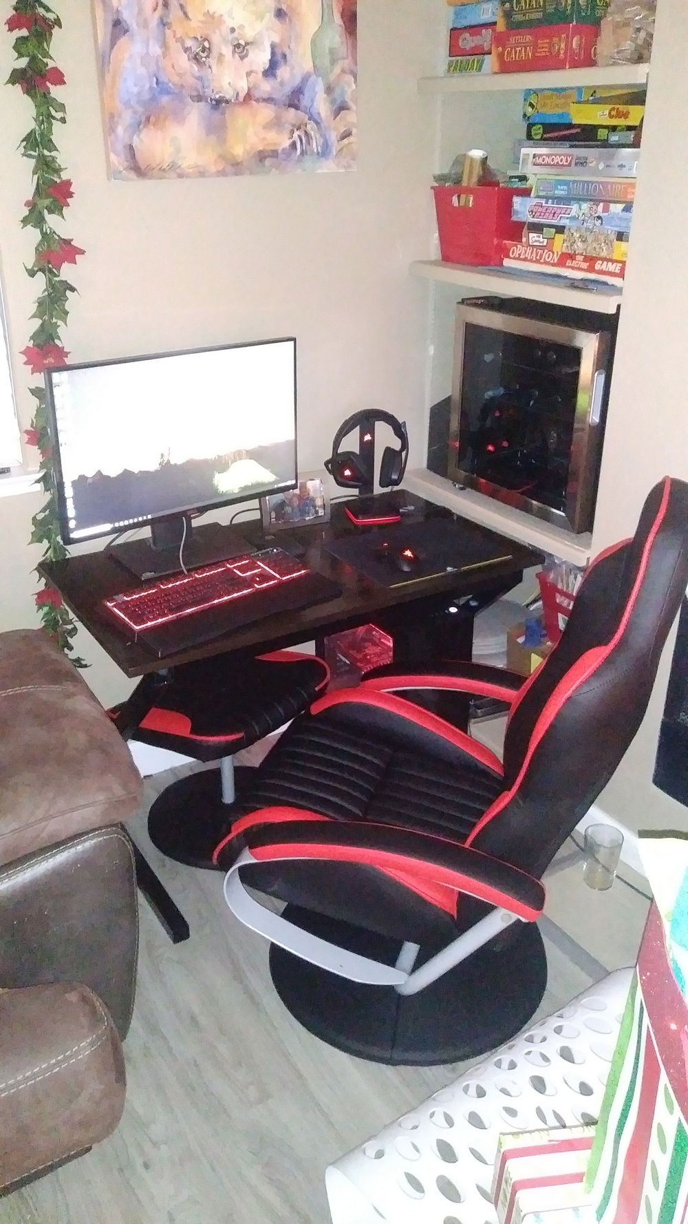 Completed set up