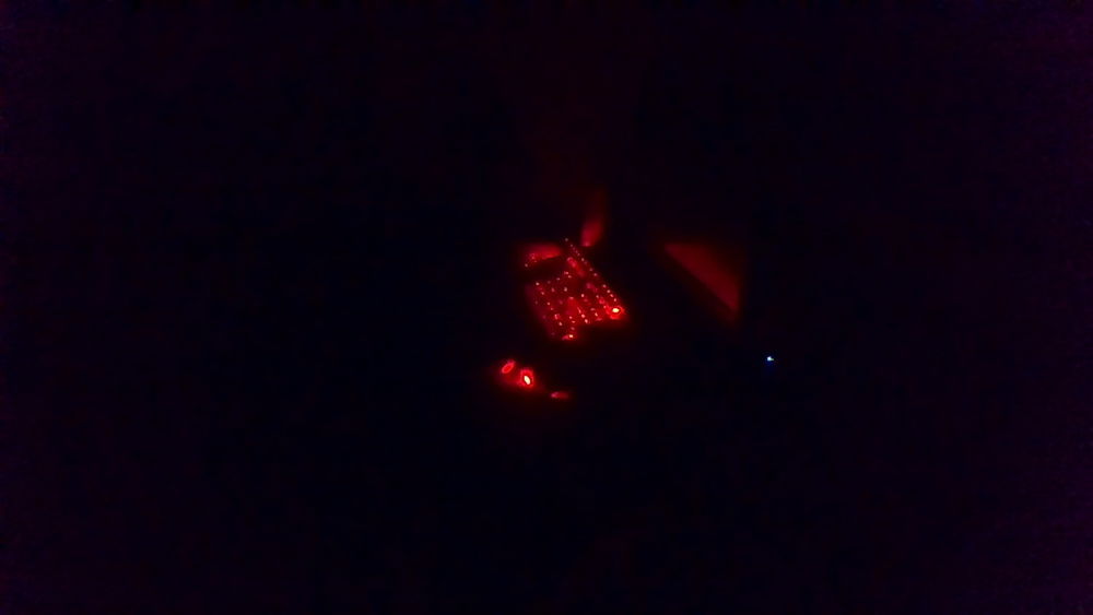 Side view of desk at night (temp picture)