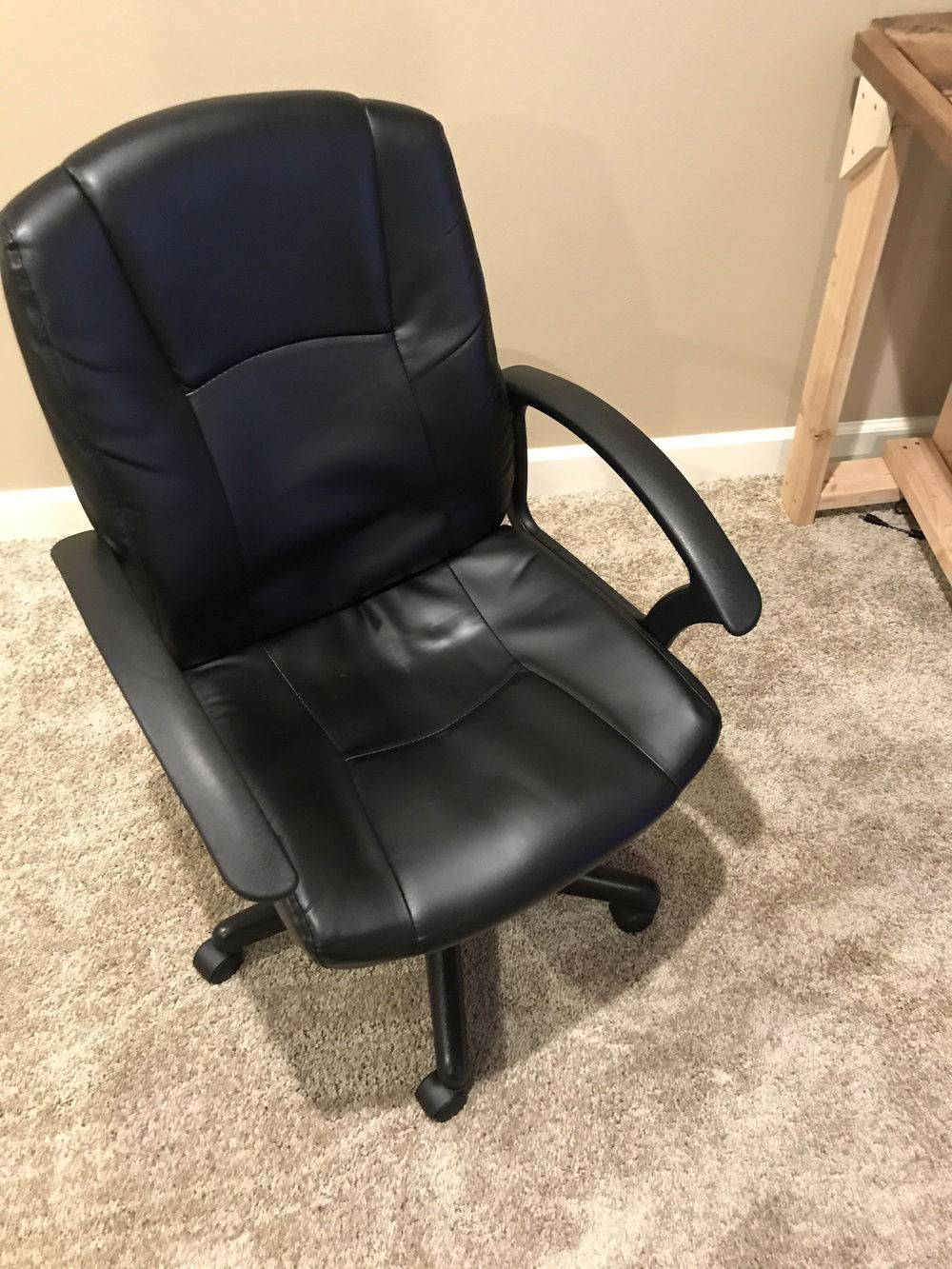 40$ Walmart chair, so used the bolts stab me in the butt when I sit down.