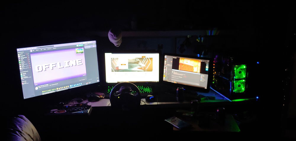 My setup doesn't fit on a 70+ in. desk