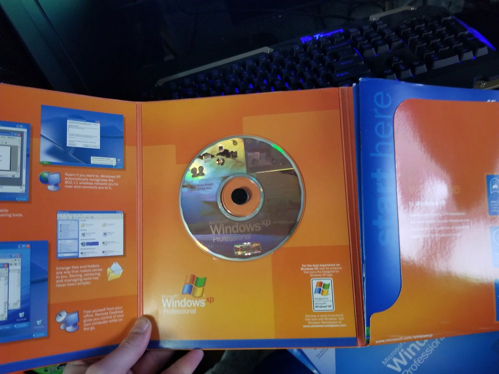 Original Folio with retail XP Professional